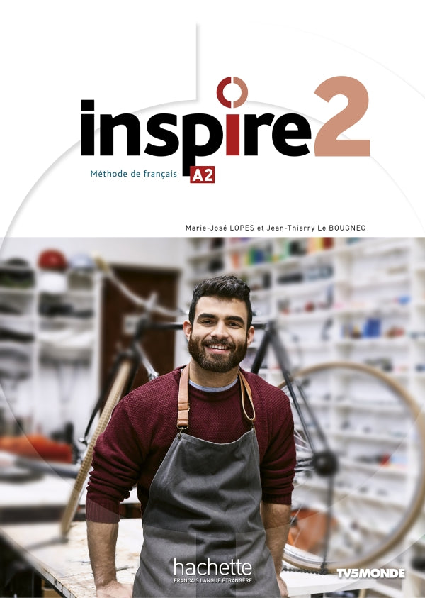 Inspire 2 : Livre de l'élève + audio/vidéo + Parcours digital (A2) - 9782015135793 - front cover