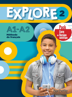 Explore 2 - Pack Livre + Version numérique (A1-A2) - 9782017159124 - front cover