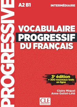 Vocabulaire progressif du français - 9782090380156 - front coverNiveau intermédiaire (A2/B1) - Livre + CD + Appli-web - 3ème édition -  