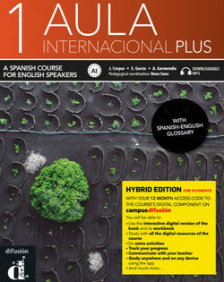 Aula internacional Plus 1 - Edición híbrida - Edición inglesa - Libro del alumno A1 + MP3 - 9788419236050 - Front cover