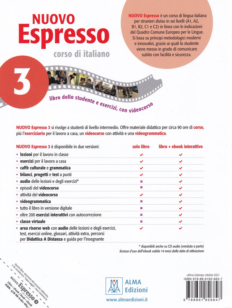 Nuovo Espresso 3 - book + interactive ebook + audio - 9788861826847 ...