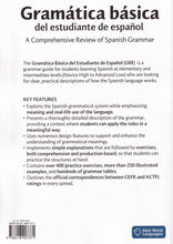 Gramática básica del estudiante de español - A Comprehensive Review of Spanish Grammar. Versión panhispánica - 9788418907371 - back cover