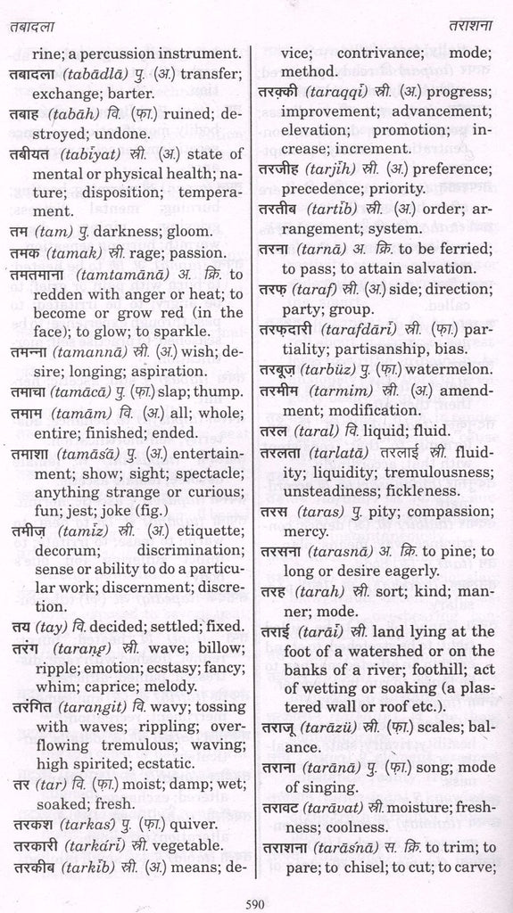 EnglishHindi & HindiEnglish Dictionary 9788176503266 Bay Language