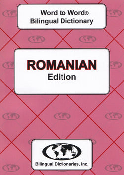 Exam Suitable : English-Romanian & Romanian-English Word-to-Word Dictionary - 9780933146914 - front cover