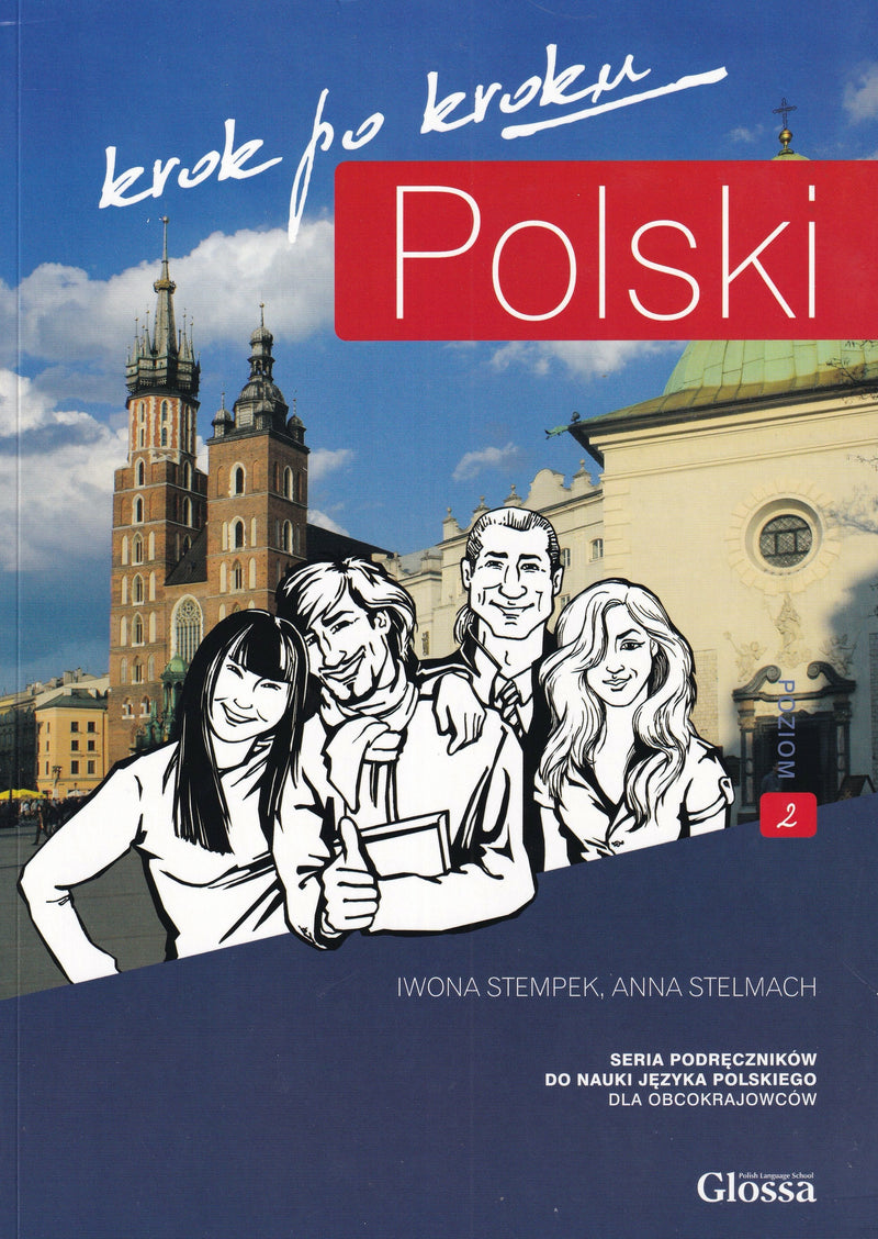 Polski Krok po Kroku 2 - Student's Textbook + MP3 audio download + e-coursebook - 9788393073115 - front cover