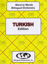 Exam Suitable : English-Turkish & Turkish-English Word-to-Word Dictionary - 9780933146952 - front cover