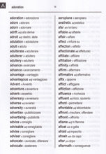 Exam Suitable : English-Italian & Italian-English Word-to-Word Dictionary - 9780933146518 - sample page 1