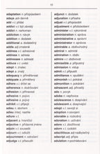 Exam Suitable : English-Czech & Czech-English One-to-One Dictionary - 9781908357625 - sample page 1