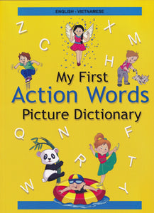 English-Vietnamese - My First Action Words Picture Dictionary - 9789383526840 - front cover