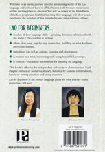 Lao for Beginners Course - Book  - 9781887521871 - back cover