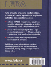 Leda Student's English-Czech & Czech-English Dictionary - 9788073350604 - back cover