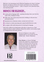 Burmese for Beginners - Pack (Book and 3 audio CDs) 9781887521536