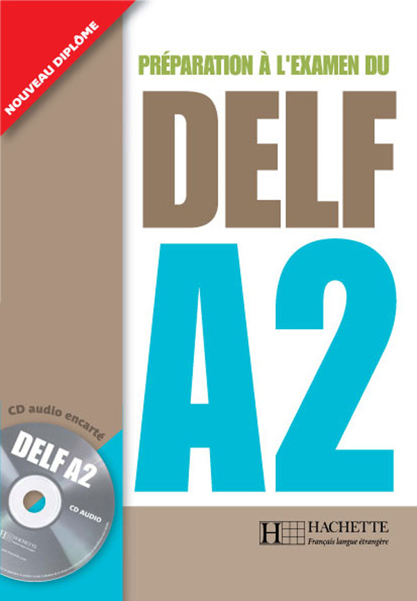 Preparation a l'examen du DELF A2 + CD audio - 9782011554543 - front cover