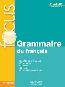 Focus - Grammaire du français A1-B1 - 9782011559647 - front cover