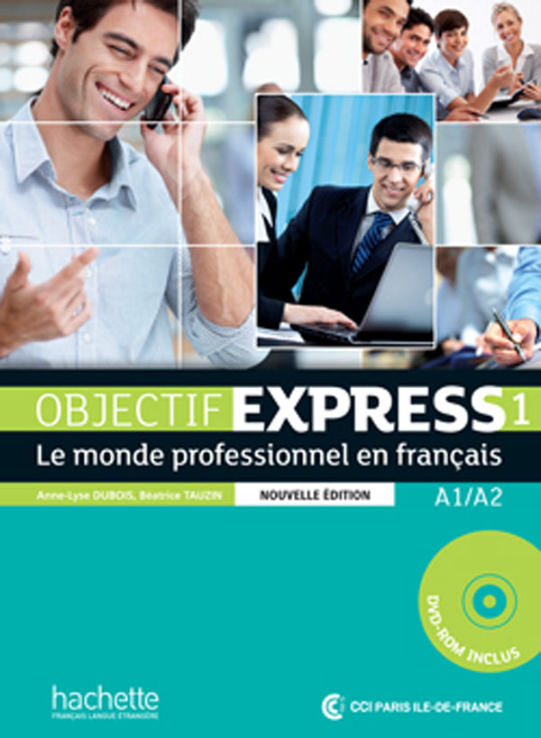 Objectif Express 1 2E ÉDITION : Livre de l'élève + DVD-ROM -  9782011560070 - front cover 