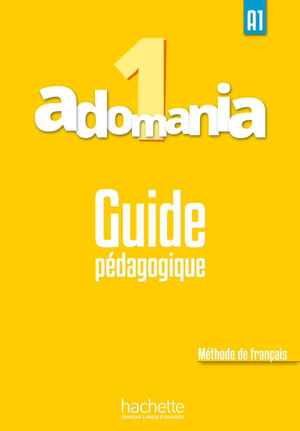 Adomania 1: Guide pédagogique - 9782014015263 - front cover