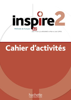 Inspire 2 : Cahier d'activités + audio MP3 (A2) - 9782015135809 - front cover