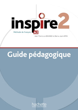 Inspire 2 : Guide pédagogique + audio (tests) téléchargeable (A2) - 9782015135816 - front cover 