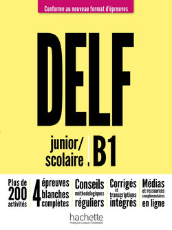 DELF junior/scolaire - Nouveau format d'épreuves (B1) - 9782016286418 - front cover 