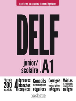 DELF junior/scolaire A1 - Nouveau format d'épreuves - Audio et vidéos en téléchargement. Parcours Digital - 9782016286562 - front cover