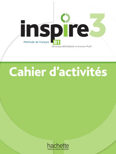 Inspire 3 Cahier d'activités + audio en téléchargement - 9782017133469 - front cover 