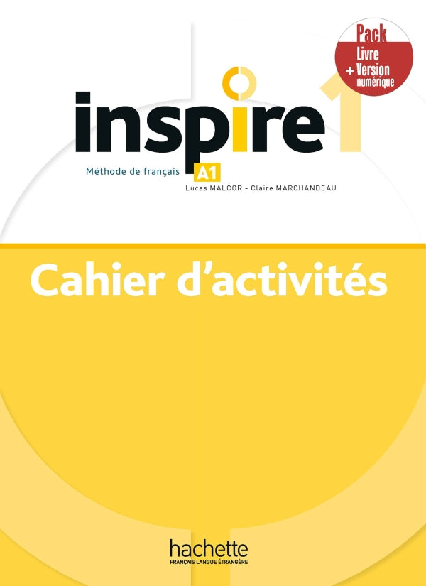 Inspire 1 - Pack Cahier + Version numérique - 9782017141822 - front cover