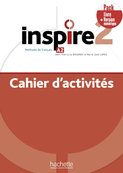 Inspire 2 - Pack Cahier + Version numérique (A2) - 9782017141846 - front cover 