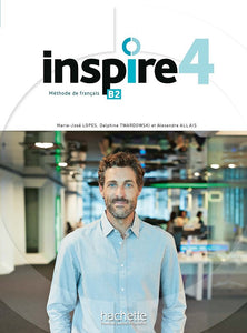 Inspire 4 livre de l'élève + audio/vidéo + Parcours digital -  9782017175438 - front cover