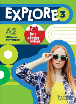 Explore 3 - Pack Livre de l'élève + Version numérique (A2) -  9782017184935 - front cover