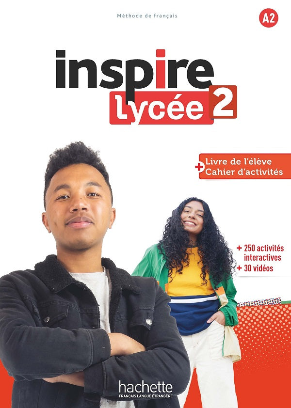 Inspire Lycée A2 - Livre + cahier - 9782017189107 - front cover