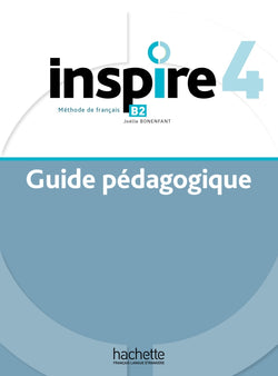 INSPIRE 4 Guide pédagogique + audio (tests) téléchargeables - 9782017230496 - Front cover