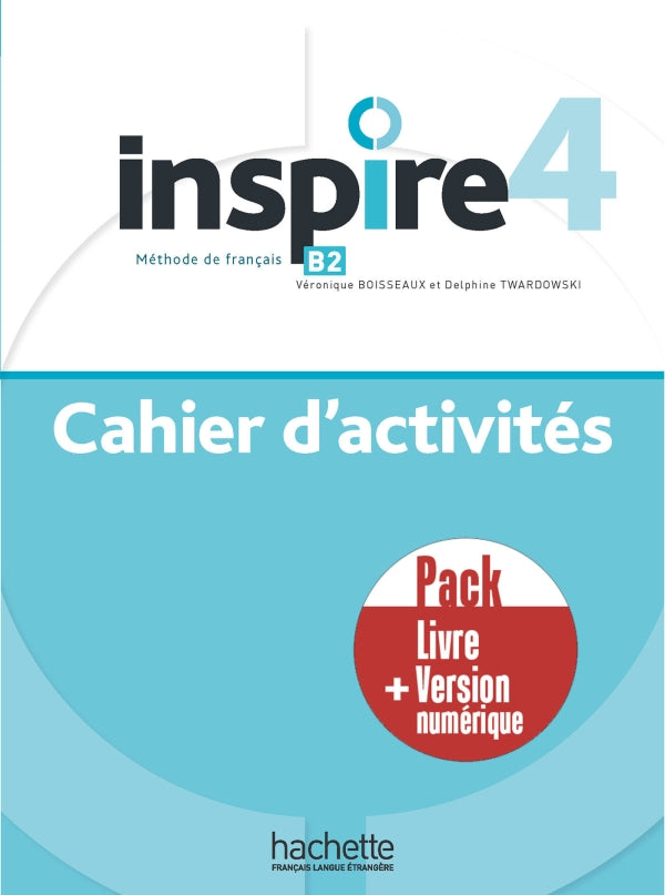 Inspire 4 - Pack Cahier d'activités + version numérique - 9782017230540 - front cover