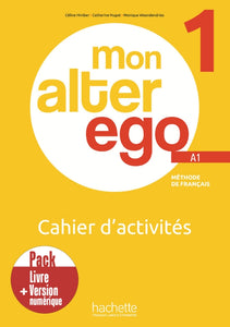 Pack Cahier d'activités + version numérique Mon Alter Ego 1 - 9782017230625 - front cover