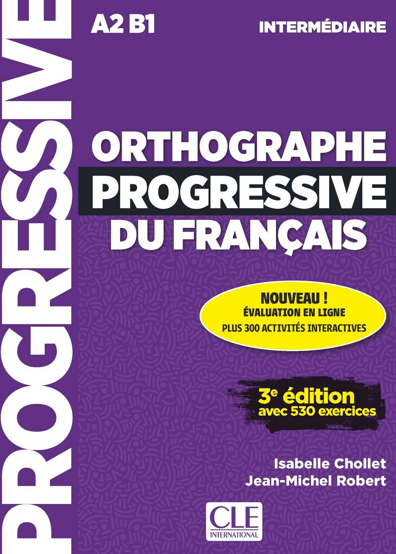 Orthographe progressive du français - Niveau intermédiaire (A2/B1) - Livre + CD + Appli-web - 3ème édition - 9782090351927 - Front cover