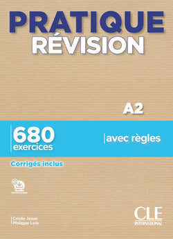 Pratique Révision - Niveau A2 - Livre + Corrigés + Audio téléchargeable -  9782090353983 - Front cover
