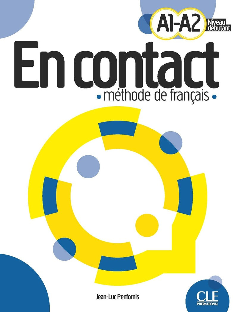 En contact - Niveaux A1/A2 - Livre de l'élève + audio téléchargeable - 9782090358124 - front cover