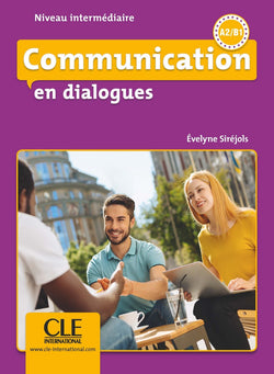 Communication en dialogues - Niveau intermédiaire (A2/B1) - Livre + CD - 9782090380637 - front cover
