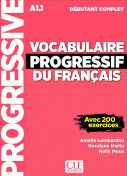 Vocabulaire progressif du français - Niveau débutant complet (A1.1) - Livre + CD + Livre-web - 9782090382181 - front cover