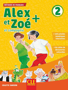Alex et Zoé + 2 - Niveau A1.2 - Livre de l'élève + CD - 9782090384284 - front cover