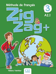 Zigzag+ 3: Livre de l'élève - A2 + CD - 9782090384338 - front cover