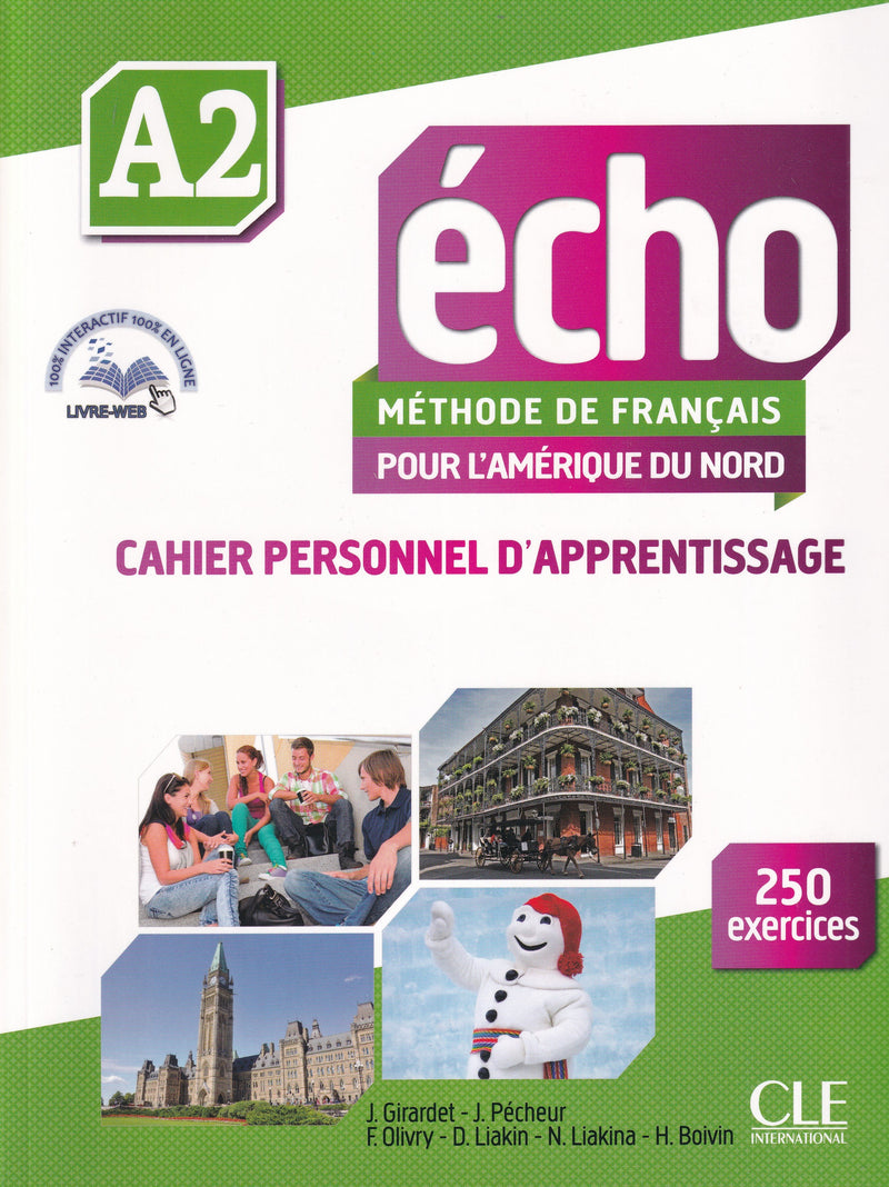 Echo: cahier personnel D'apprentissage - A2 - 9782090385144 - front cover