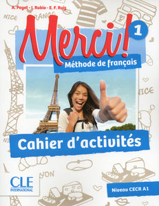 Merci! 1 - Niveau A1 - Cahier d'activités - 9782090388268 - front cover
