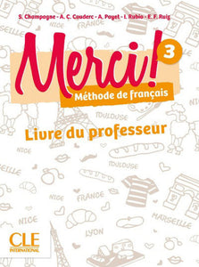 Merci! 3 - Niveau A2 - Guide pédagogique - 9782090388305 - Free UK delivery