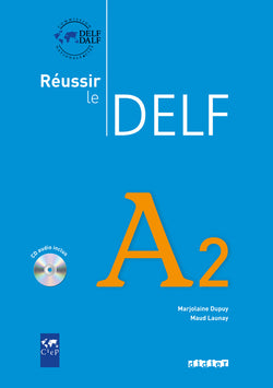 Reussir le Delf A2 - Livre + CD - 9782278064489 - front co