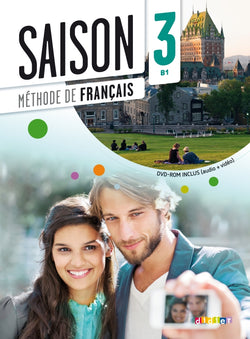 Saison 3 niv.B1 - Livre + CD mp3 + DVD - 9782278080434 - Front cover