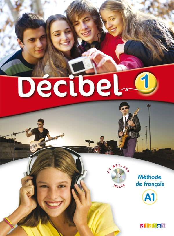 Décibel 1 niv.A1 - Livre + CD mp3 + DVD - 9782278081073 - Front cover