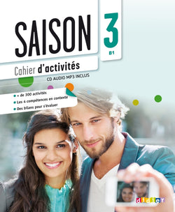 Saison 3 niv.B1 - Cahier + CD mp3 - 9782278081097 - Front cover