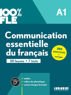 100% FLE - Communication essentielle du français A1 - Livre + didierfle.app