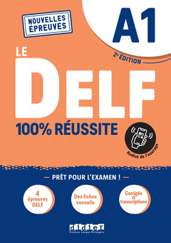 DELF A1 100% réussite - édition 2021-2022 - Livre + didierfle.app - 9782278102518 - Front co
