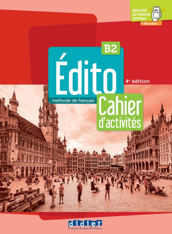 Edito B2 - Edition 2022 - Cahier + didierfle.app - 9782278103676 - Front cover